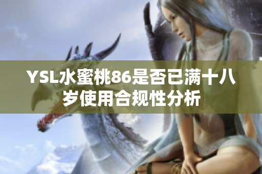 YSL水蜜桃86是否已满十八岁使用合规性分析