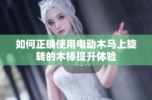 如何正确使用电动木马上旋转的木棒提升体验