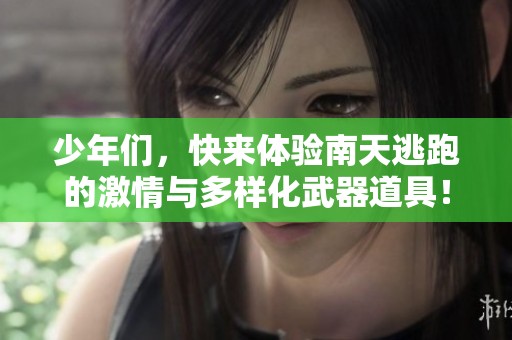 少年们，快来体验南天逃跑的激情与多样化武器道具！