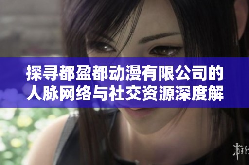 探寻都盈都动漫有限公司的人脉网络与社交资源深度解析