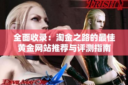 全面收录：淘金之路的最佳黄金网站推荐与评测指南
