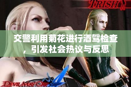 交警利用菊花进行酒驾检查，引发社会热议与反思