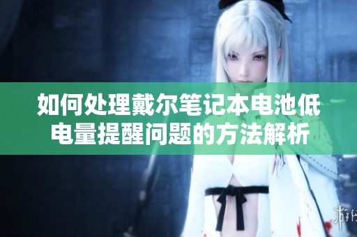 如何处理戴尔笔记本电池低电量提醒问题的方法解析