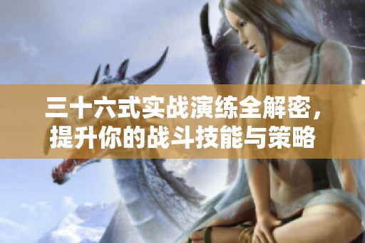 三十六式实战演练全解密，提升你的战斗技能与策略