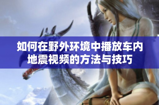 如何在野外环境中播放车内地震视频的方法与技巧