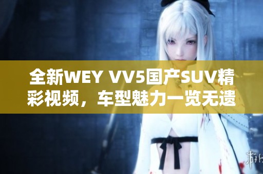 全新WEY VV5国产SUV精彩视频，车型魅力一览无遗