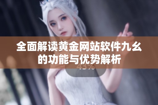 全面解读黄金网站软件九幺的功能与优势解析