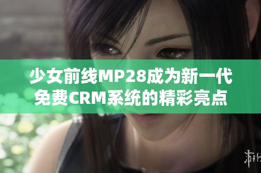 少女前线MP28成为新一代免费CRM系统的精彩亮点