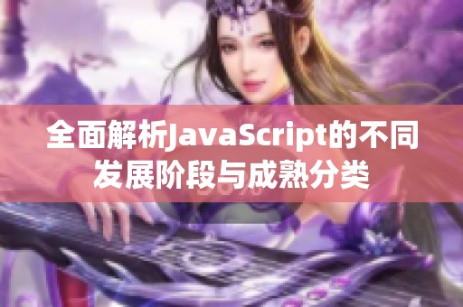 全面解析JavaScript的不同发展阶段与成熟分类