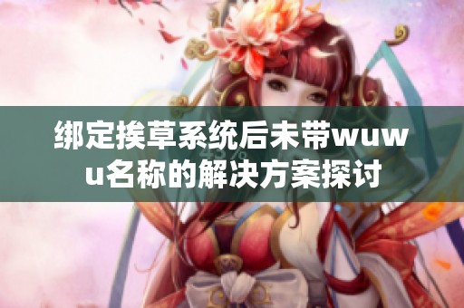 绑定挨草系统后未带wuwu名称的解决方案探讨