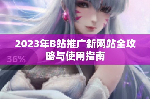 2023年B站推广新网站全攻略与使用指南