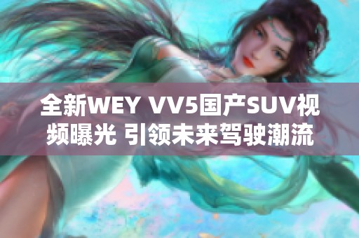 全新WEY VV5国产SUV视频曝光 引领未来驾驶潮流