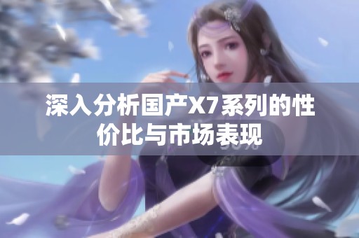 深入分析国产X7系列的性价比与市场表现