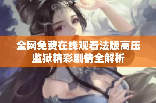 全网免费在线观看法版高压监狱精彩剧情全解析