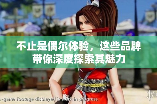 不止是偶尔体验，这些品牌带你深度探索其魅力