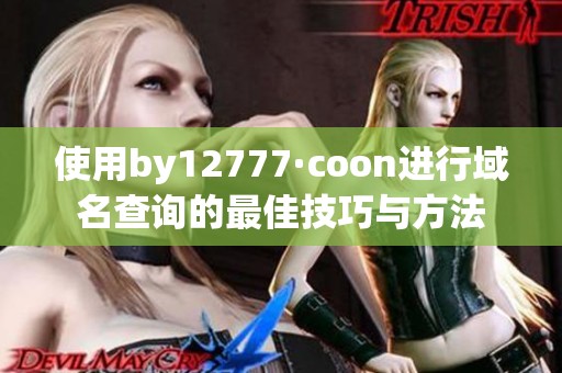 使用by12777·coon进行域名查询的最佳技巧与方法