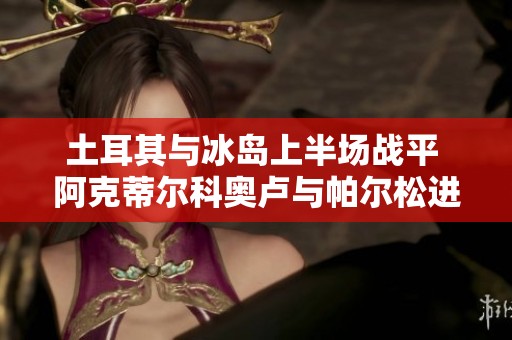 土耳其与冰岛上半场战平 阿克蒂尔科奥卢与帕尔松进球各得一分