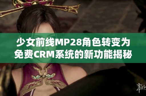 少女前线MP28角色转变为免费CRM系统的新功能揭秘