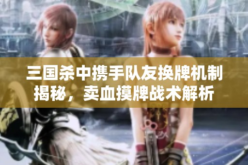 三国杀中携手队友换牌机制揭秘，卖血摸牌战术解析