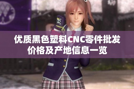 优质黑色塑料CNC零件批发价格及产地信息一览