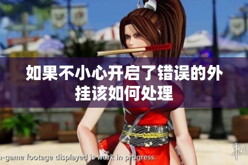如果不小心开启了错误的外挂该如何处理