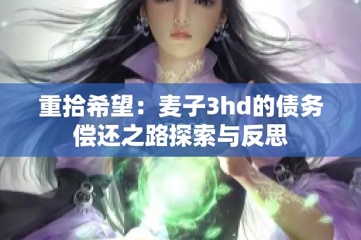 重拾希望：麦子3hd的债务偿还之路探索与反思