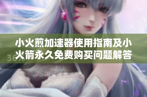 小火煎加速器使用指南及小火箭永久免费购买问题解答