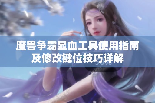 魔兽争霸显血工具使用指南及修改键位技巧详解
