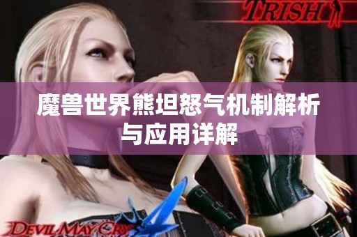 魔兽世界熊坦怒气机制解析与应用详解
