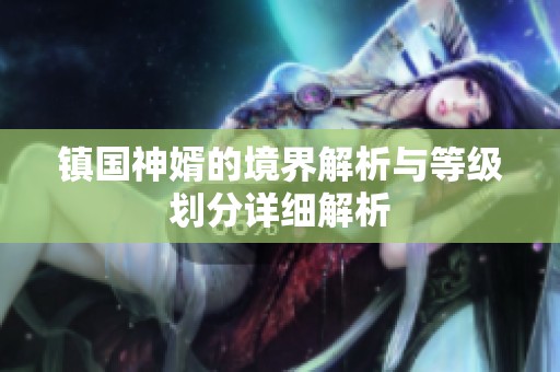 镇国神婿的境界解析与等级划分详细解析