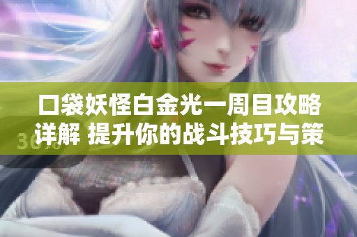 口袋妖怪白金光一周目攻略详解 提升你的战斗技巧与策略