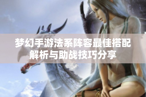 梦幻手游法系阵容最佳搭配解析与助战技巧分享