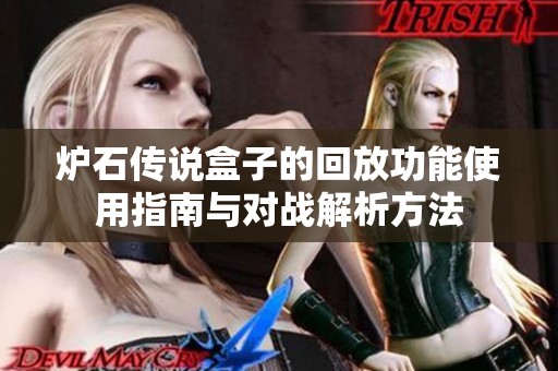 炉石传说盒子的回放功能使用指南与对战解析方法