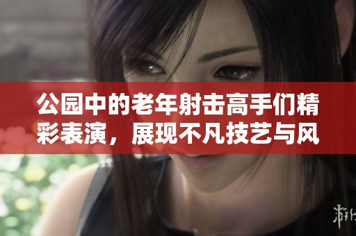 公园中的老年射击高手们精彩表演，展现不凡技艺与风采